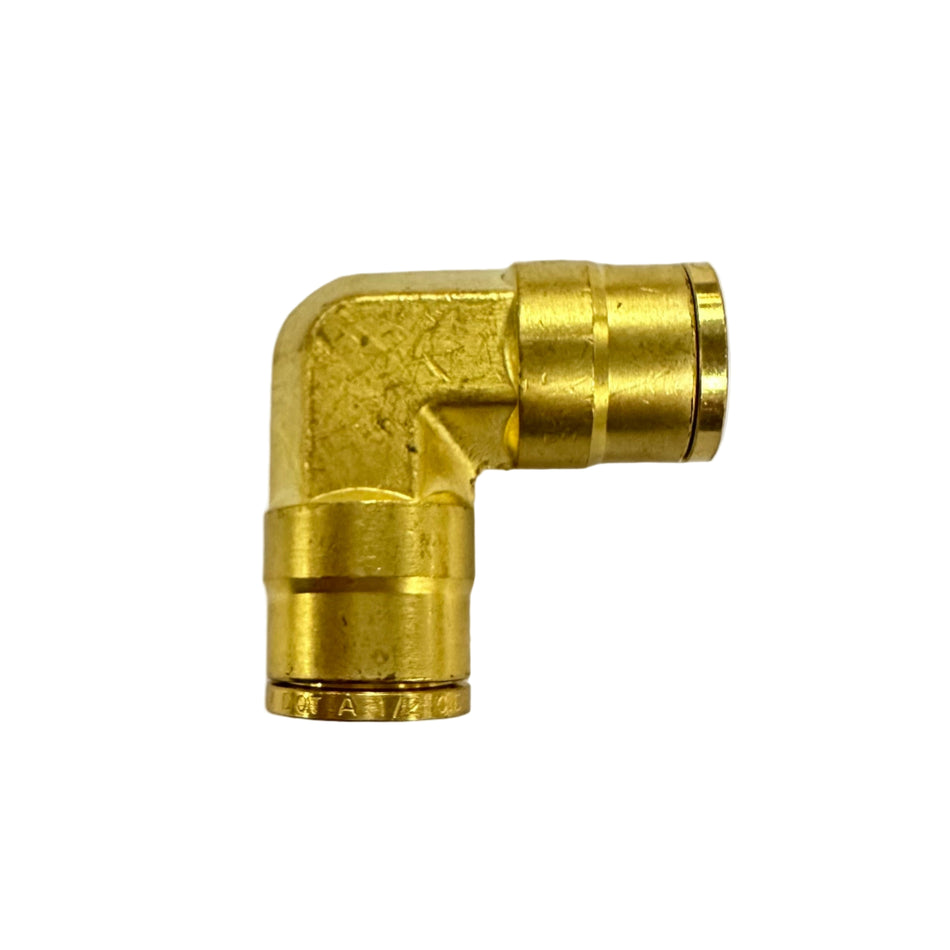Push-Lock Union Elbow, Brass, DOT Approved Push-Lock Air Fitting