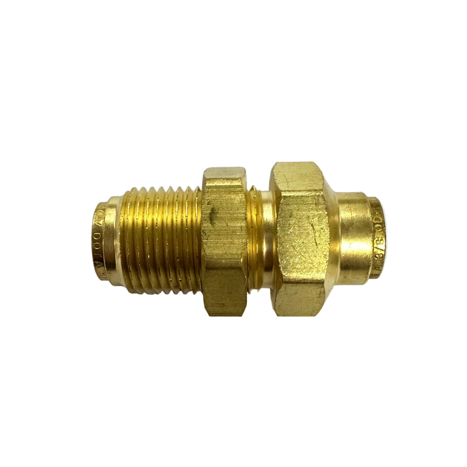 Bulkhead Fitting, Push Lock Union