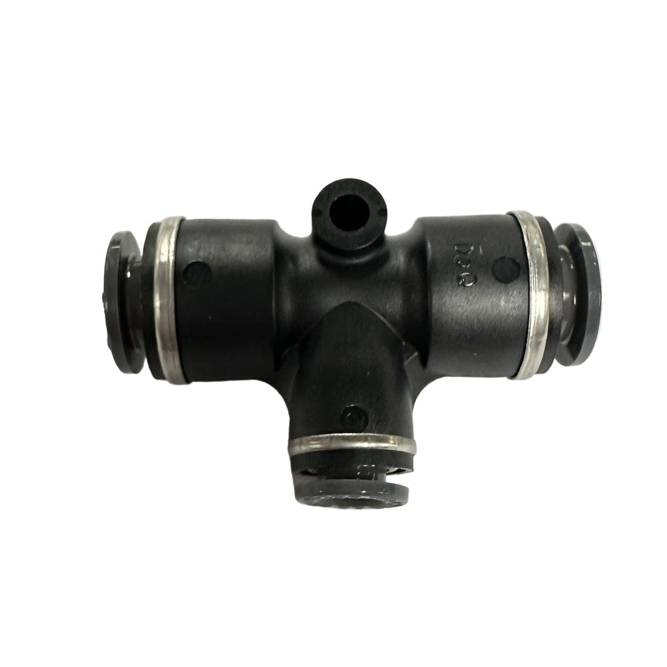 Push-Lock Union Reducing Tee, Composite, DOT Approved Push Lock Air Fitting